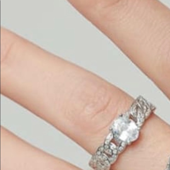 925 Sterling Silver Cuban Ring - Picture 4 of 6